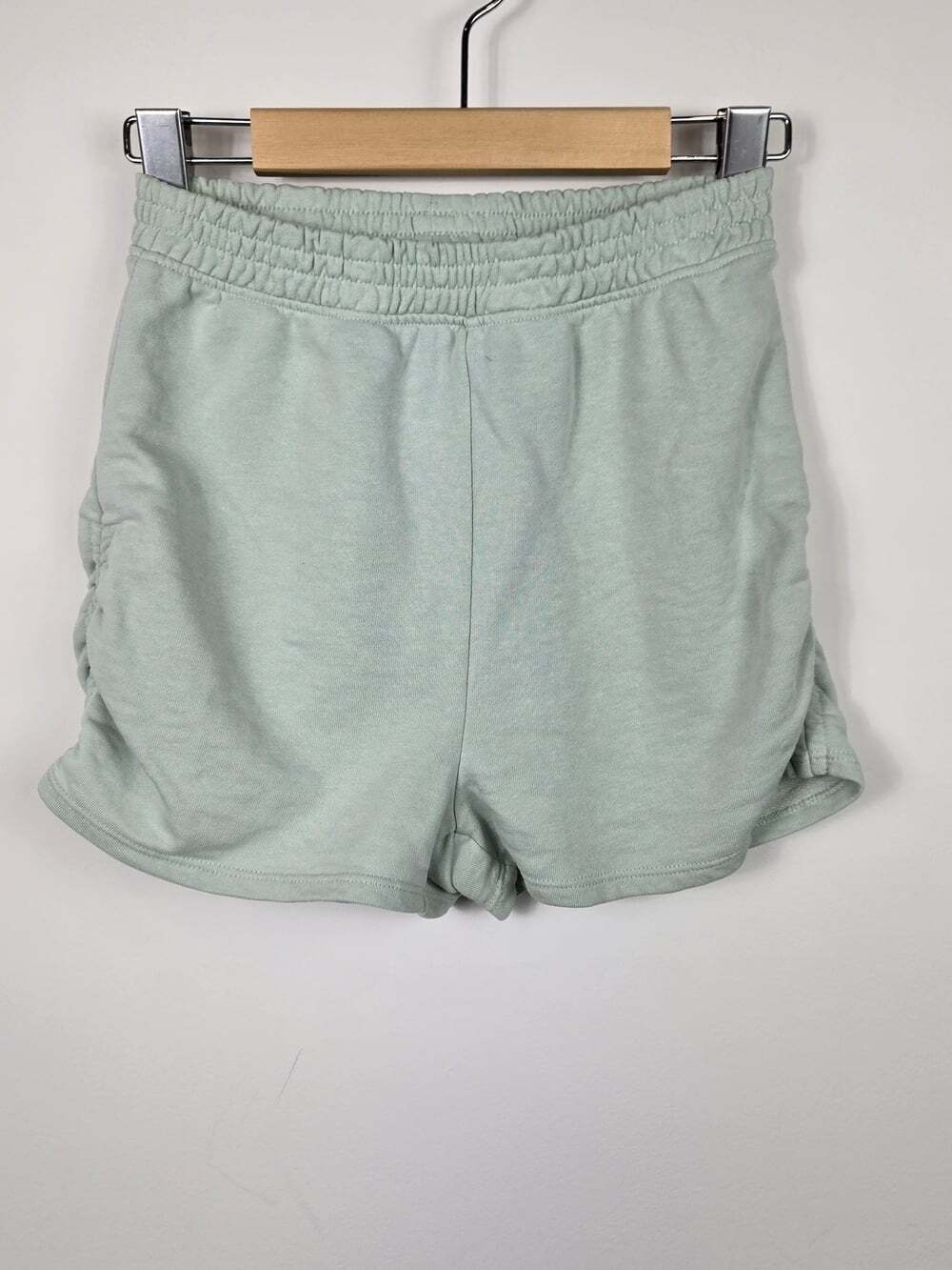 H&M Mint Green Sweat Shorts Girls Size 12-13Y US 16 Lounge Athletic Casual